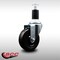 Service Caster 4'' SS Soft Rubber Wheel Swivel 1-1/2'' Expanding Stem Caster SCC-SSEX20S414-SRS-112 - alternate 4